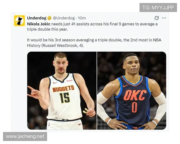 威少由单打转挡拆吸约基奇提升助攻效率